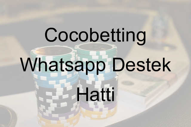 Cocobetting whatsapp